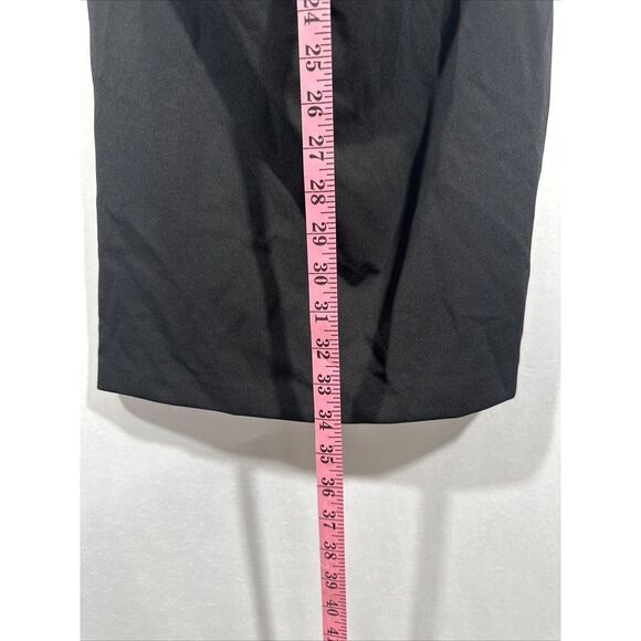 NEW $228 XSCAPE [ 16P PETITE  ] Ruffle Off Shoulder Cocktail Dress‎ Black - Picture 8 of 14